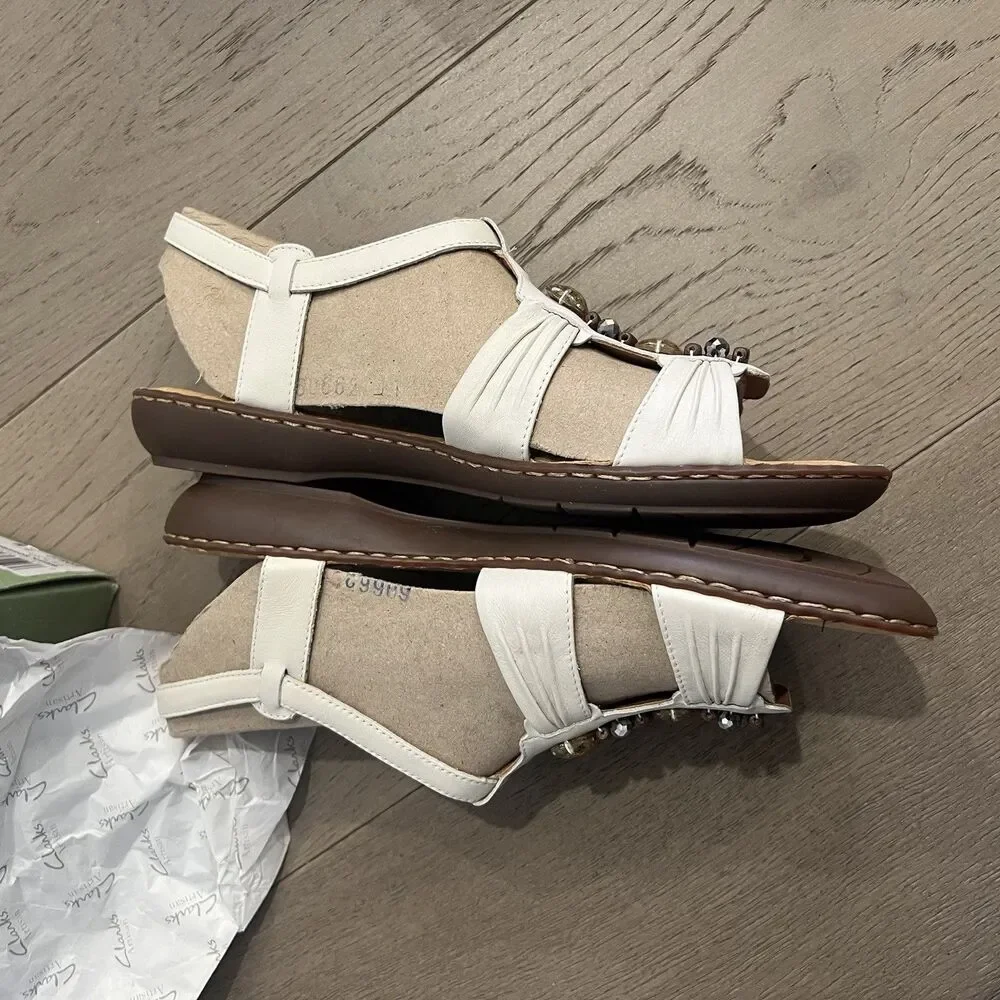Clarks Artisan Sandals Brisk Rosebud  Women’s Size 11 NEW in Box